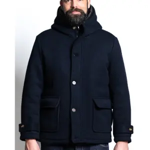 Parka Curta em Lã Misturada Maxfort Max