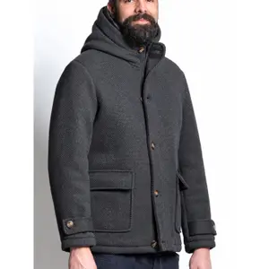 Parka Curta em Lã Misturada Maxfort Max