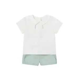 Baby-Mädchen Hemd und Shorts Set Mayoral Newborn Kids