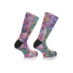 Calze da donna Mb Wear Fun H17 Fleurs Tropicales image-1