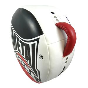 mb178-ponche-redondo-metal-boxe-branco-preto-vermelho-40-cm