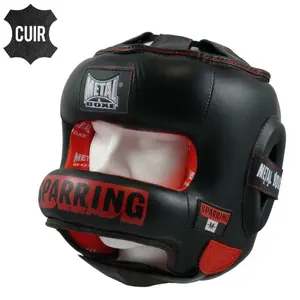 Boxhelm mit Stange Metal Boxe sparring image-1