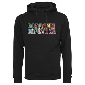 Hoodie Urban Classics marvel logo character image-0
