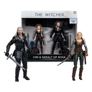 Figurine McFarlane Toys The Witcher Geralt Et Ciri (Netflix Season 3) image-0