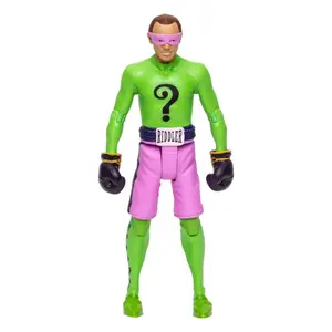 Figurine McFarlane Toys DC Retro Batman 66 The Riddler in Boxing Gloves image-0
