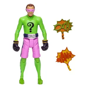 Figurine McFarlane Toys DC Retro Batman 66 The Riddler in Boxing Gloves image-2