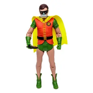 Figurine McFarlane Toys DC Retro Batman 66 Robin with Oxygen Mask image-0
