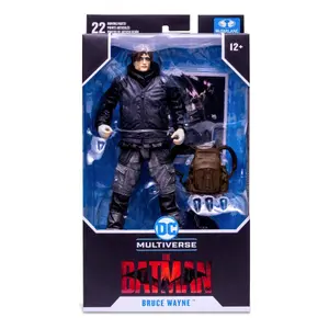 Beeldje McFarlane Toys The Batman Movie Bruce Wayne Drifter Unmasked image-6