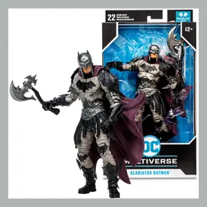 Figurine McFarlane Toys DC Multiverse Gladiator Batman (Dark Metal) image-2