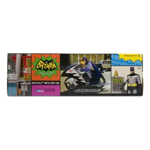 Batcycle vehicle figure with side car McFarlane Toys DC Retro image-5