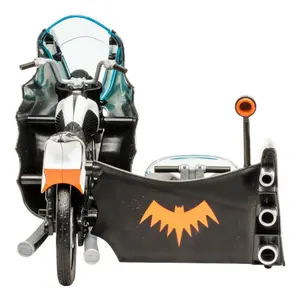 Batcycle vehicle figure with side car McFarlane Toys DC Retro image-6