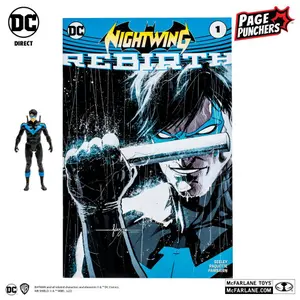 Figurine McFarlane Toys DC Direct et comic book Page Punchers Nightwing (DC Rebirth) image-4
