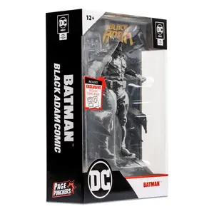 Figurine McFarlane Toys DC Direct et comic book Black Adam Batman Line Art Variant (Gold Label) (SDCC) image-5