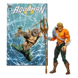 Figurine McFarlane Toys DC Direct Page Punchers et comic book Aquaman (Aquaman) image-0