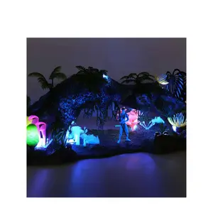 Figurina McFarlane Toys Avatar playset Deluxe Omatikaya Rainforest with Jake Sully image-2