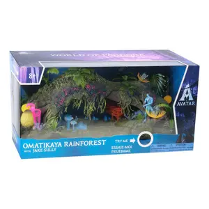 Figurina McFarlane Toys Avatar playset Deluxe Omatikaya Rainforest with Jake Sully image-6