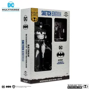 Figurine McFarlane Toys DC Multiverse Batman by Todd McFarlane Sketch Edition (Gold Label) image-2