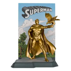Figurine McFarlane Toys DC Multiverse Superman (Centennial Park Tribute Statue) Gold Label image-0