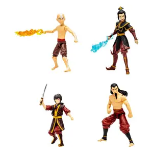 Set of 4 Last Airbender figurines McFarlane Toys Avatar Final Battle image-0