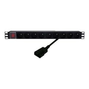 Réglette électrique rackable 9 prises + terre 16A MCL Samar