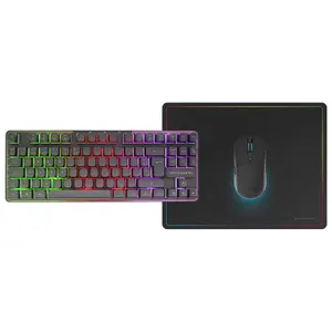 Clavier és egér szőnyeggel Mars Gaming MCPWTKL