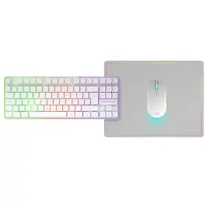 Clavier und Maus mit Mauspad Mars Gaming MCPWTKL