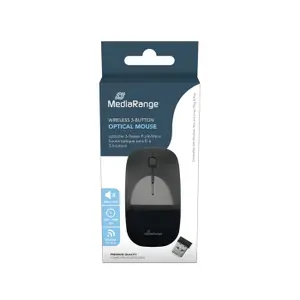 Silent Wireless Optical Mouse Mediarange image-2