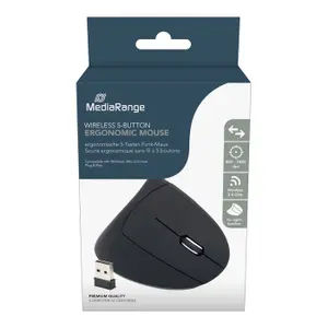 Kabellose Rechtshänder-Maus Mediarange image-2