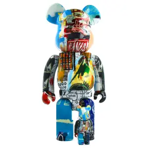 Figurka dekoracyjna Medicom Toy 400% + 100% Bearbrick Jean-Michel Basquiat "Special" image-1