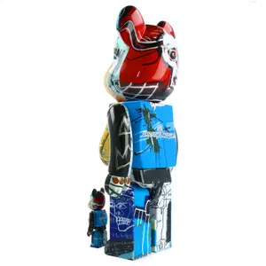 Figurka dekoracyjna Medicom Toy 400% + 100% Bearbrick Jean-Michel Basquiat "Special" image-6
