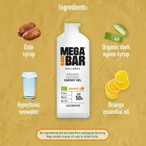 Gel energetico Mega Raw Bar Orange (x20) image-2