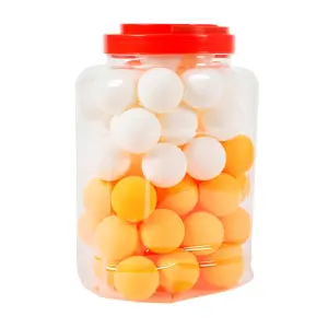 Hink med 60 bordtennisbollar Megaform