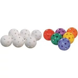Floor field hockey balls Megaform (x6) image-0