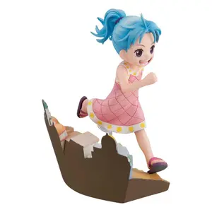 Figurine de collection en PVC Megahouse One Piece G.E.M. Series Nefertari Vivi Run! Run! Run! image-1