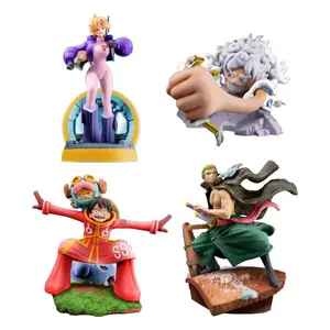 Samlefigur i PVC Megahouse One Piece Petitrama - Logbox Re Birth Egghead Set