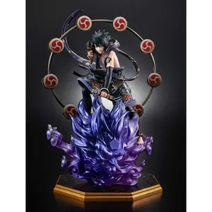 Statuetta in pvc Megahouse Naruto Shippuden Precious G.E.M. Naruto Uzumaki Wind God & Sasuke Uchiha Thunder God image-1