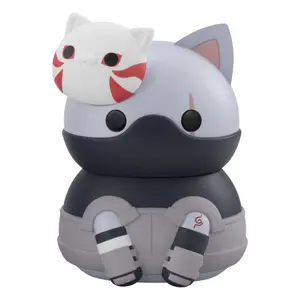 Mini PVC figurine Megahouse Naruto Shippuden Mega Cat Project Nyanto! The Big Nyaruto Series Kakashi Hatake Anbu Ver. image-0