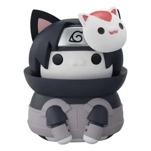 Mini PVC figurine Megahouse Naruto Shippuden Mega Cat Project Nyanto! The Big Nyaruto Series Itachi Uchiha Anbu Ver. image-0