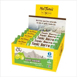 Boîte de 25 barres de nutrition miel & raisin Meltonic 25 g image-1