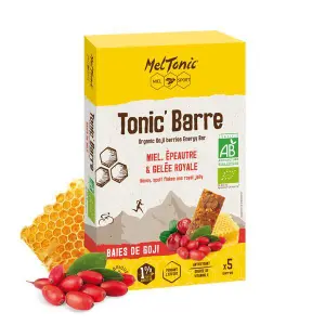 Doos van 25 Honing &amp; Goji Bessen Voedingsrepen Meltonic 25 g image-0