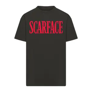 Oversized T-shirt with Vintage Logo Merchcode Scarface image-0