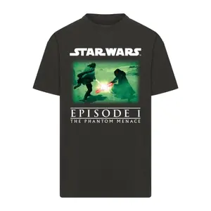 T-shirt Merchcode Star Wars Quaigon vs Darth Maul image-0