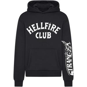 Bluza z kapturem Merchcode Stranger Things Hellfire Club Fluffy