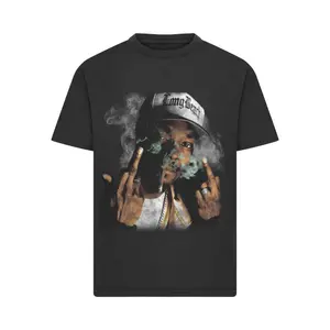 Thick oversized T-shirt Merchcode Snoop Dogg don't blaze it up image-0