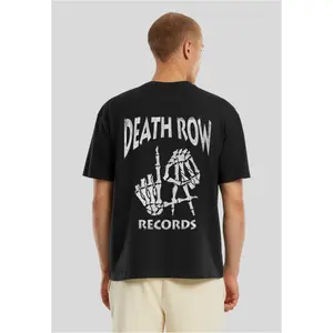 Oversized T-Shirt Merchcode Deathrow L.A. Skull Hands image-1