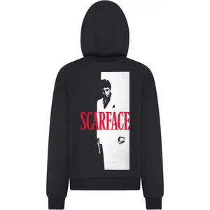 Hooded Sweatshirt Merchcode Scarface Poster Fluffy image-1