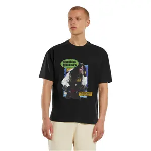 Oversized T-Shirt Merchcode Billie Eilish Hit me Hard image-0