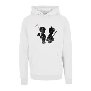 Hooded Sweatshirt Merchcode Girl with a stick image-0