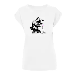 Damen T-Shirt Merchcode Flower
