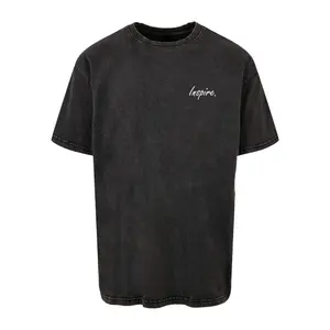 Oversized T-shirt Merchcode Inspire Acid Washed Heavy image-0